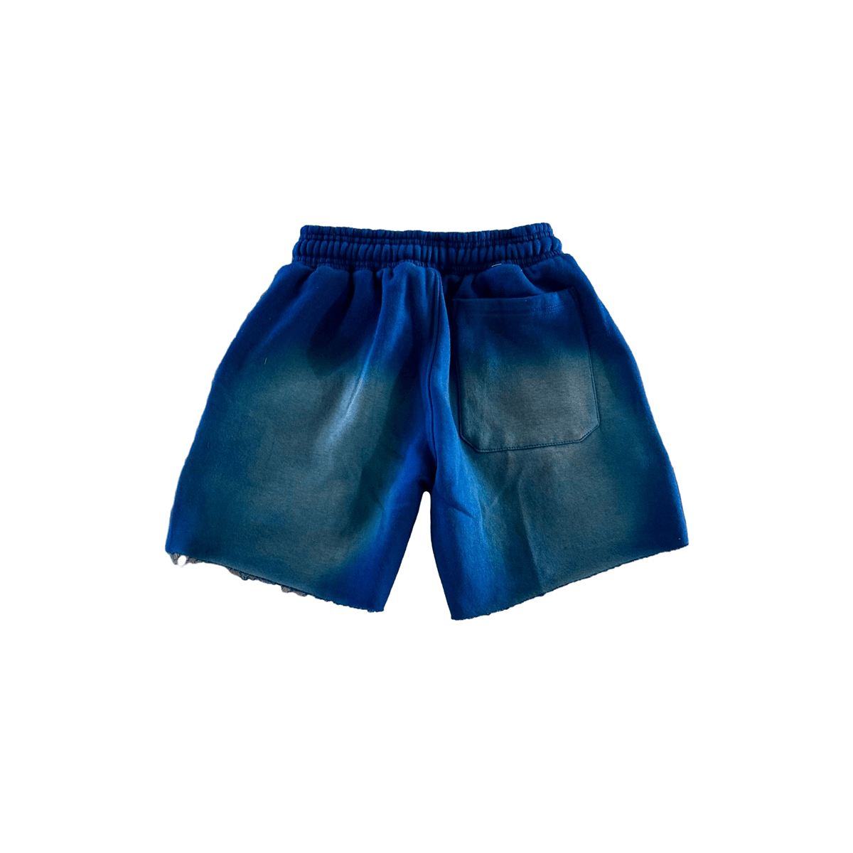 Blue Acid Wash Escaped „27“ Shorts (Limitierte Auflage)