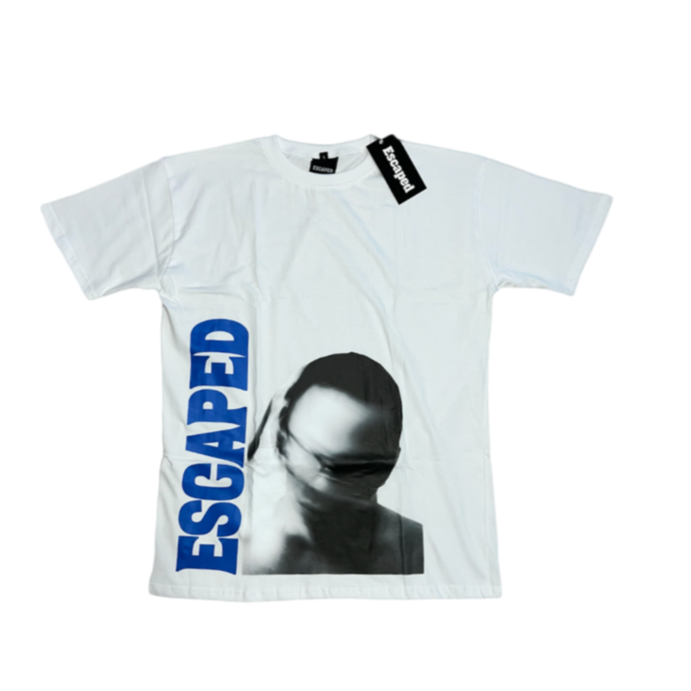 Escaped Blue Blur Face Tee
