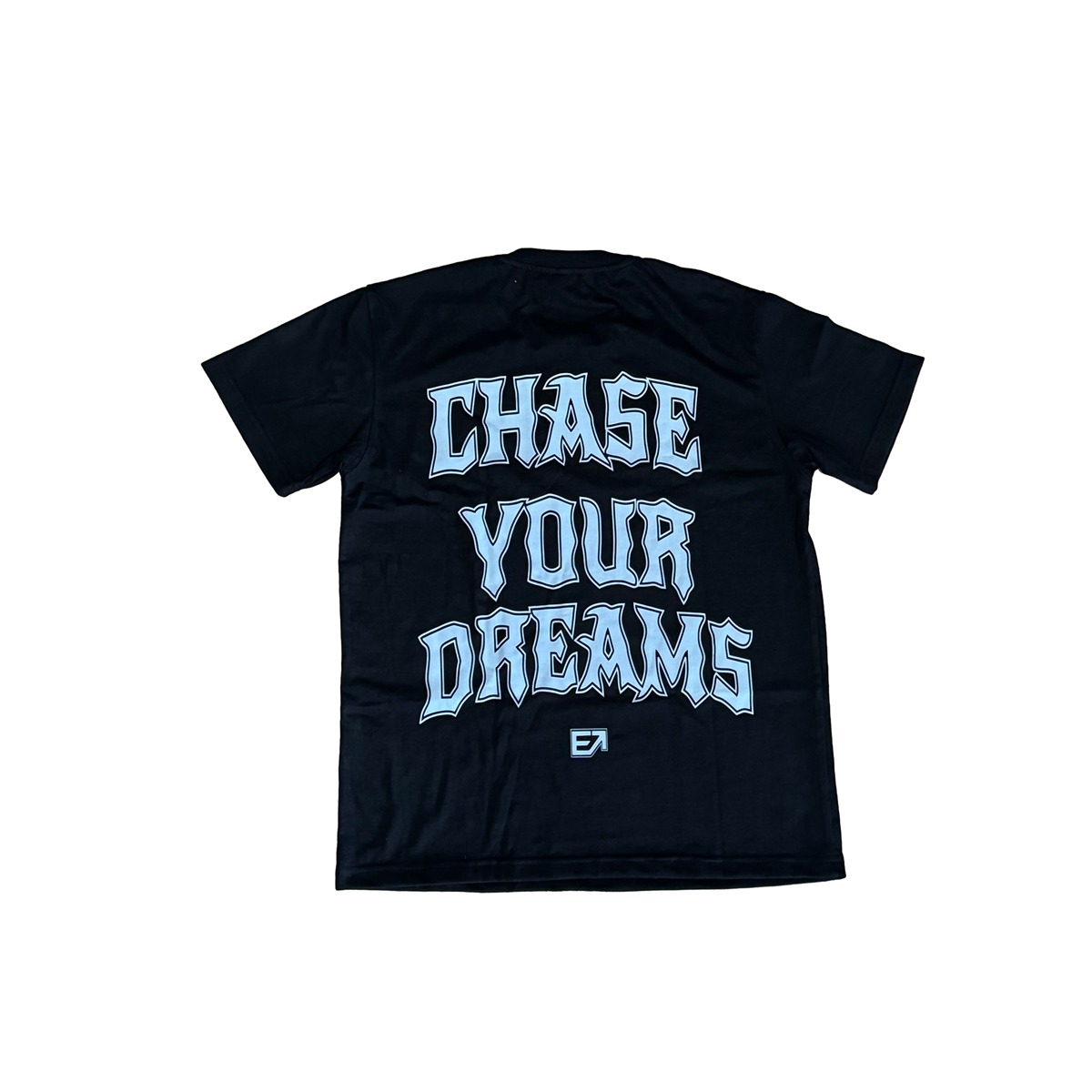 Black/White Chase Your Dreams Escaped Tee