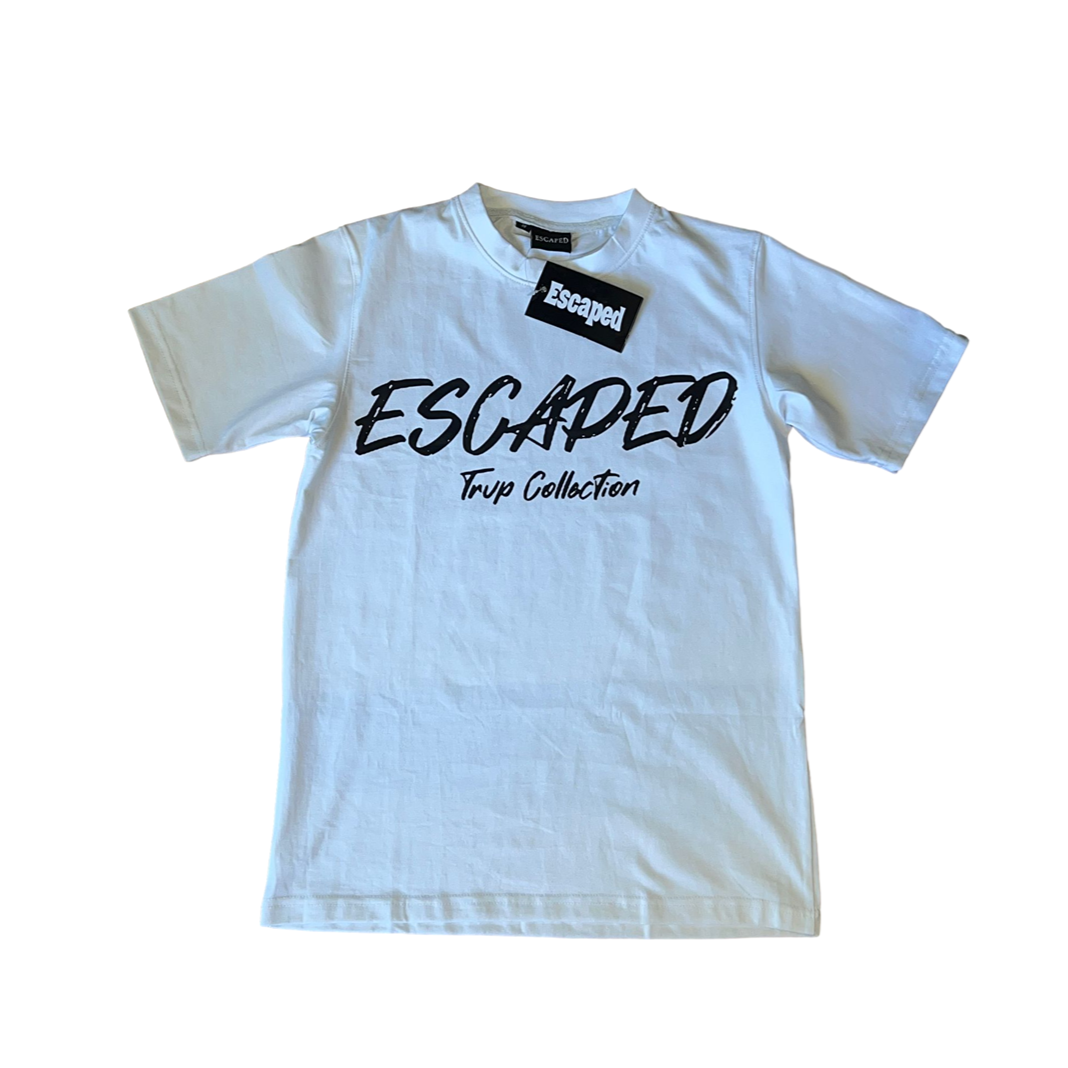 White Escaped Trvp Collection Tee