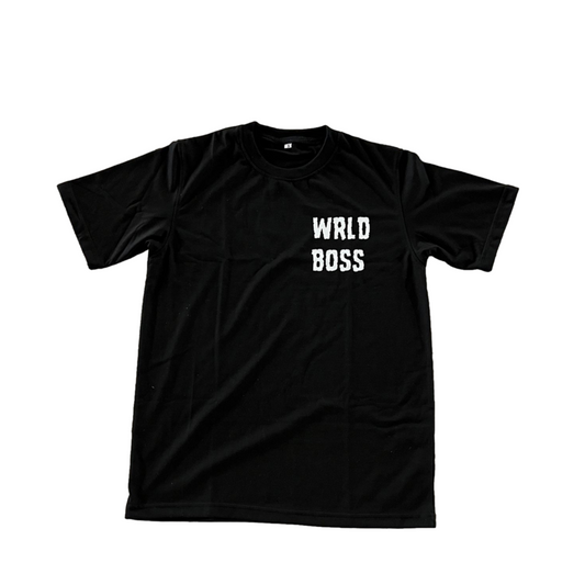 Black and White Wrld Boss Tee (Tribute to Vybz Kartel)