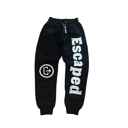 Black & White Escaped Sweatpants (3D Print)